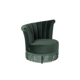 Lounge chair dark green